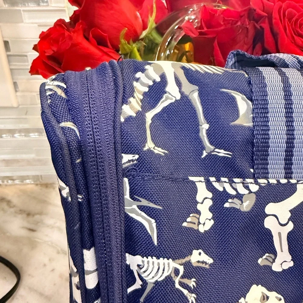 Mackenzie Navy Dino Bones Glow-in-the-Dark Toiletry Bag